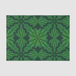 Seda Papel de tejidos para bosques de Pine Mandala