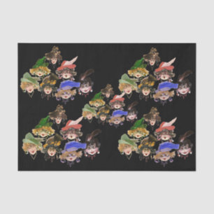 Seda Papel de tejidos para damas brillantes