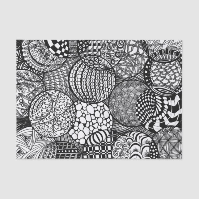 Seda Papel de tejidos para diseños combinados (Anverso)