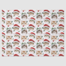 Seda Papel de tejidos para gatos de navidades