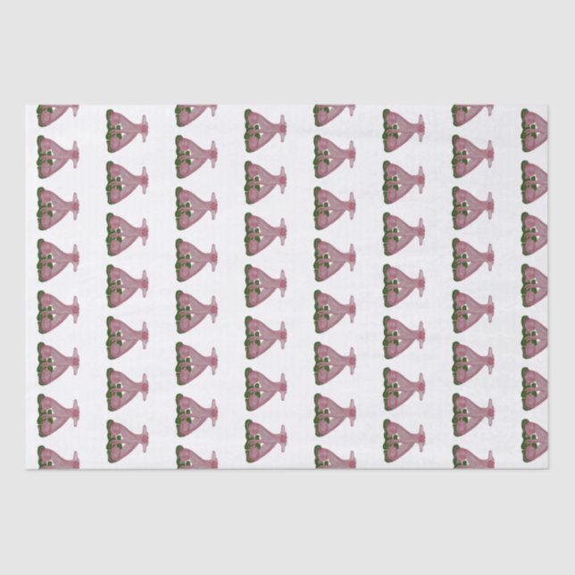 Seda Papel de tejidos para perros de Staffordshire con  (Anverso)