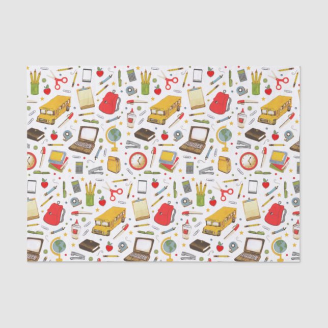 Seda Papel de tejidos para profesores de escuela (Anverso)