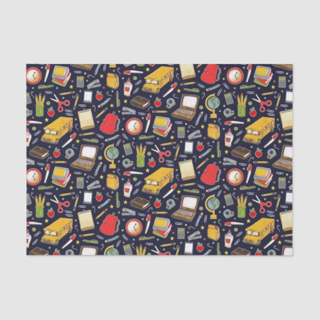 Seda Papel de tejidos para profesores de escuela (Anverso)