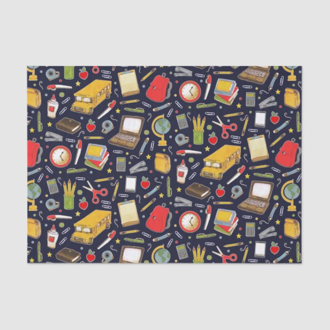 Seda Papel de tejidos para profesores de escuela (Anverso)