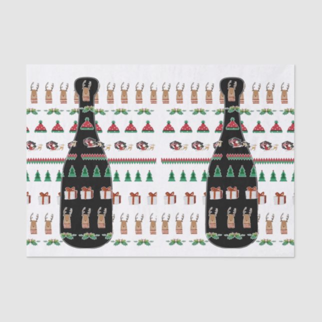 Seda Papel de tejidos para regalos envolviendo a mamá,  (Anverso)