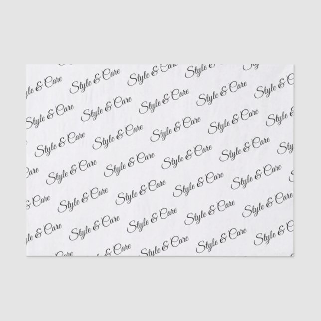 Seda Papel de tejidos personalizado con impresión de pa (Anverso)