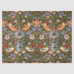 Seda Papel de tejidos - Picador de fresas Art Nouveau