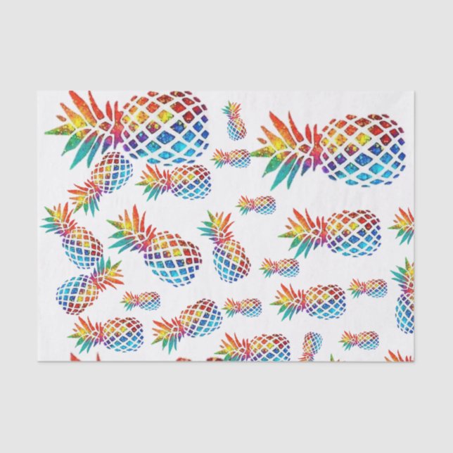 Seda Papel de tejidos piña (Anverso)