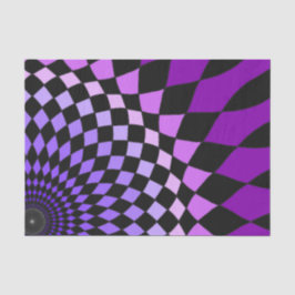 Seda Papel de tejidos "piso de Alice" morado