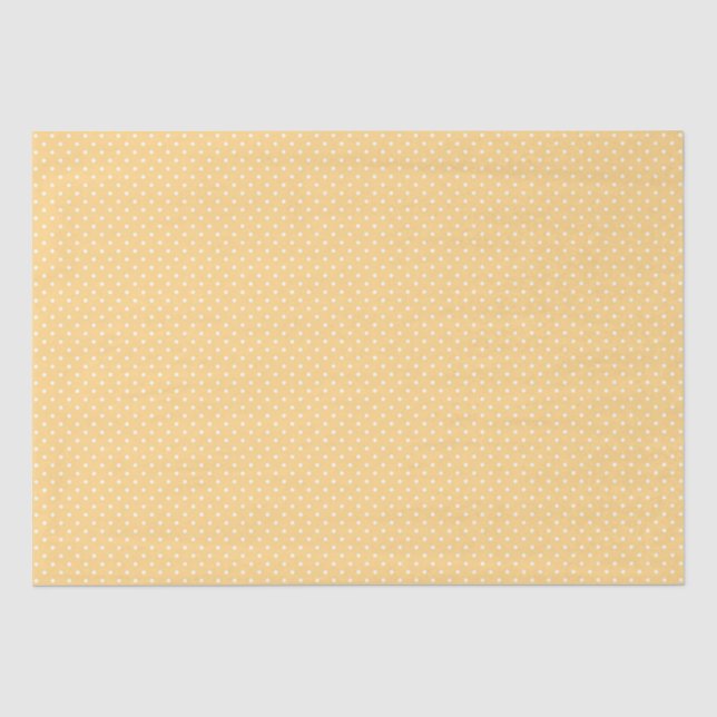 Seda Papel de tejidos/puntos de polka de melaza (Anverso)
