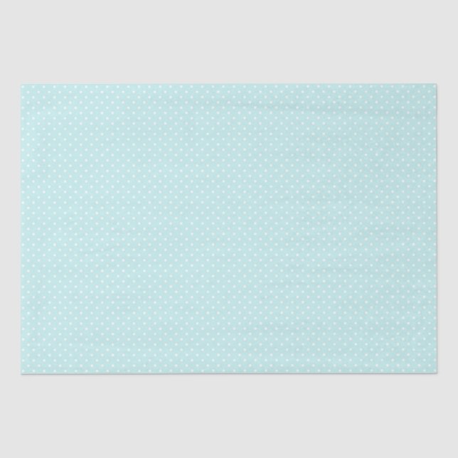 Seda Papel de tejidos/puntos de polka Verde azulados (Anverso)