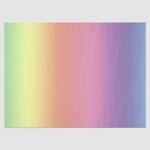 Seda Papel de tejidos - Rayas arcoiris (vert.)