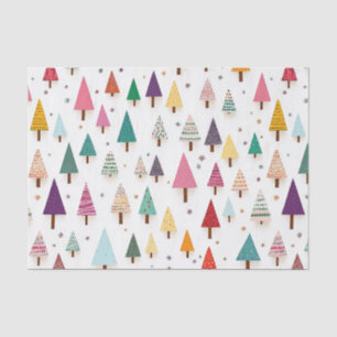 Seda Papel de tejidos retro para la Navidad