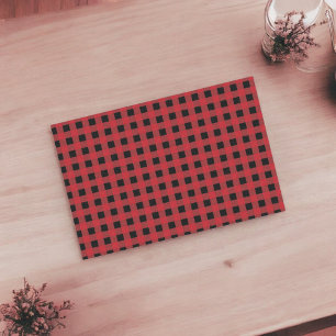 Seda Papel de tejidos rojo con relleno de búfalo
