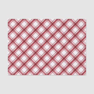 Seda Papel de tejidos rojo y blanco