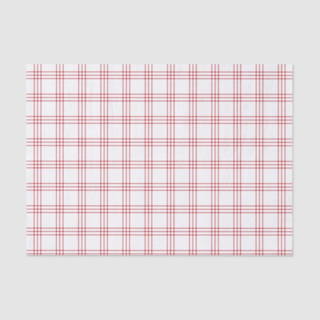 Seda Papel de tejidos rojo y blanco oscuro moderno (Anverso)