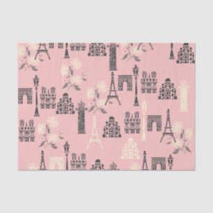 Seda Papel de tejidos rosa de París
