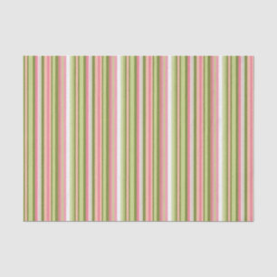 Seda Papel de tejidos rosa y de banda verde