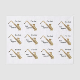 Seda Papel de tejidos saxofónicos