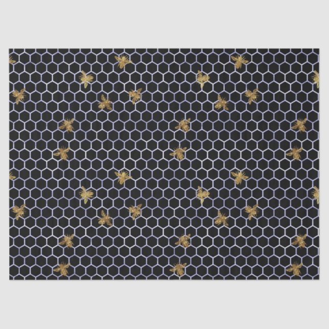 Seda Papel de tejidos Serenity Bee Series Design 17 (Anverso)