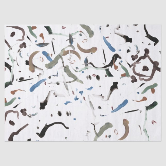 Seda Papel de tejidos sintético moderado y elegante (Anverso)