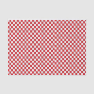 Seda Papel de tejidos tiras de plástico rojo