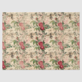 Seda Papel de tejidos vintage de la serie Honey Bee