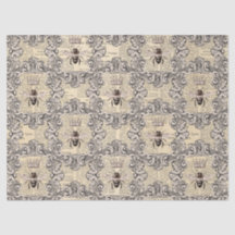 Papel de tejidos vintage de la serie Honey Bee