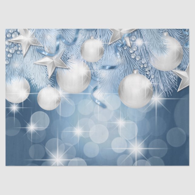 Seda Papel de tejidos y adornos para Navidades (Anverso)