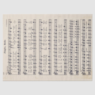 Seda Papel de tejidos y descomposición de jingle Bells 