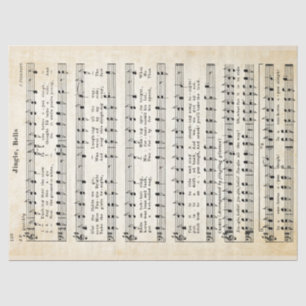 Seda Papel de tejidos y descomposición de jingle Bells 