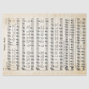 Seda Papel de tejidos y descomposición de jingle Bells 