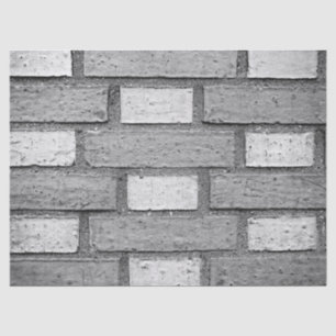 Seda papel de tela de pared de ladrillo gris