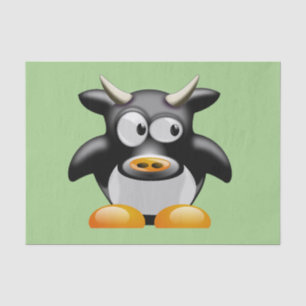 Seda papel de tela de vaca lunar