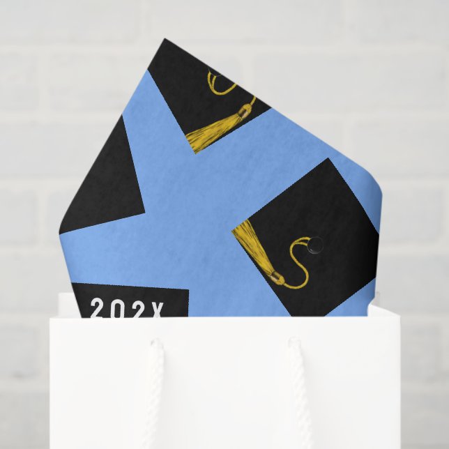 Seda Papel de tema de graduación 2025 (Bolsa de regalo)