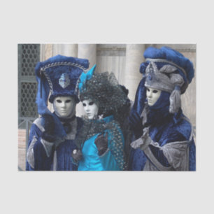 Seda Papel de tema del carnaval de Venecia