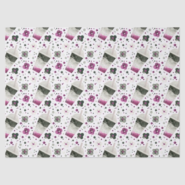 Seda Papel de tema del orgullo asexual (Anverso)