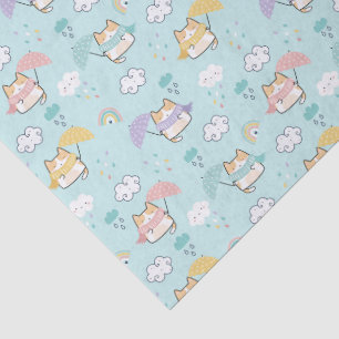 Seda Papel de tema del patrón de lluvia suave