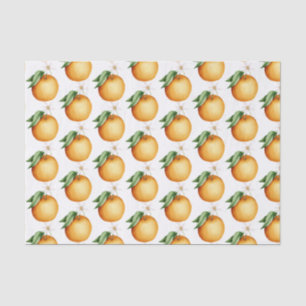 Seda Papel de tema del patrón de naranjas