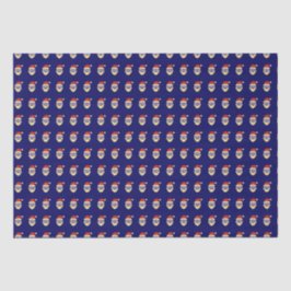 Seda Papel de tema del patrón de Santa Claus