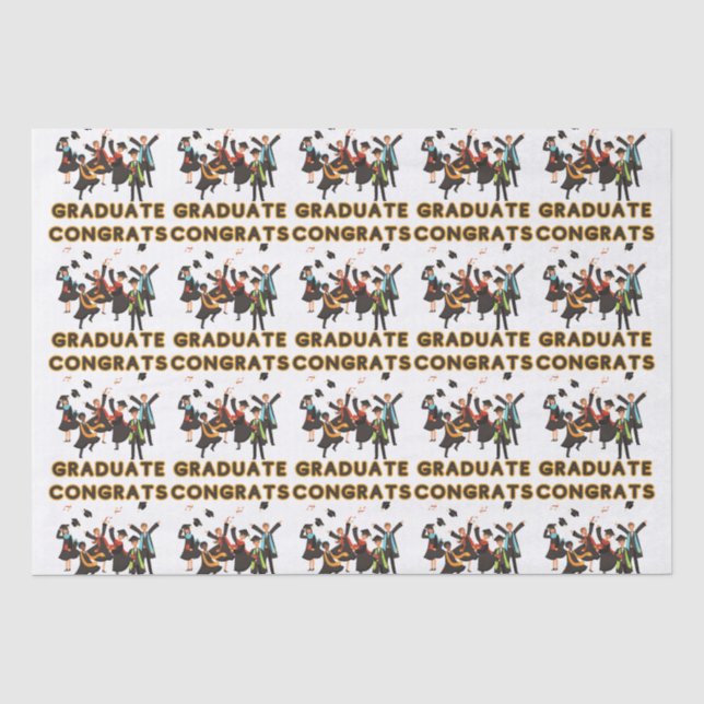 Seda Papel de tema para graduados de felicitaciones (Anverso)