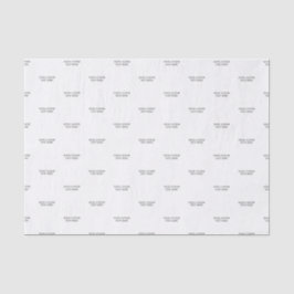 Seda Papel de texto de Personalizado mínimo en blanco y