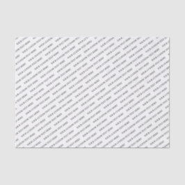 Seda Papel de texto de Personalizado mínimo en blanco y