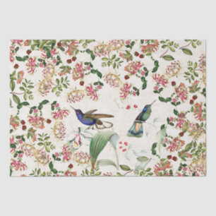 Seda Papel de timbre de las flores de miel de los pájar