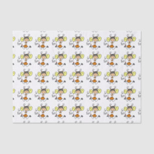 Seda Papel de tono animador del equipo de Go de naranja