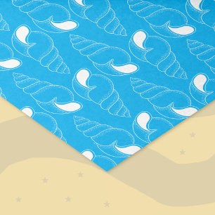 Seda Papel de tono azul claro del patrón de arte de la 