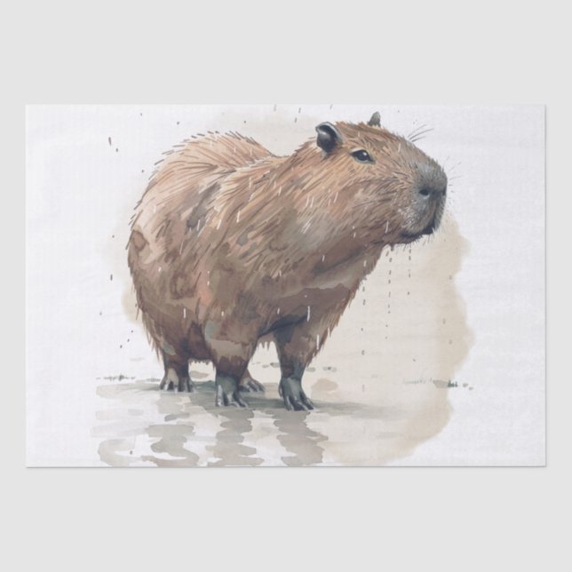 Seda Papel de tono capybara (Anverso)