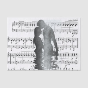 Seda Papel de tono de amor