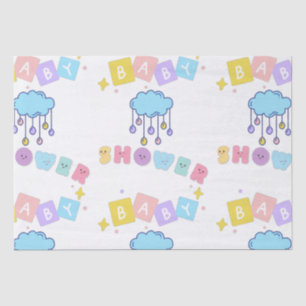 Seda Papel de tono de Baby Shower