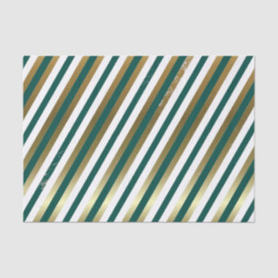 Seda Papel de tono de banda diagonal verde azulada, bla